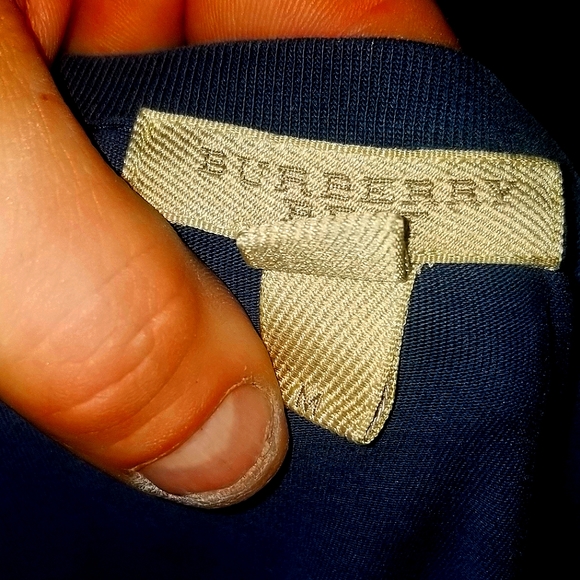 Burberry navy long sleeve - Picture 2 of 2
